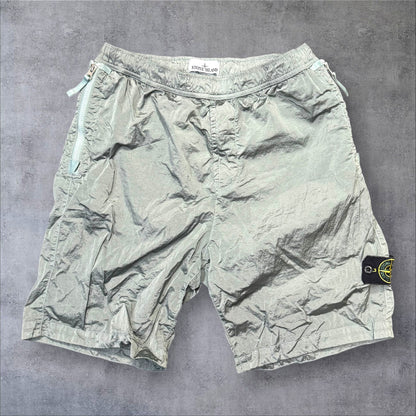 SI 33W Elasticated waist Nylon Metal Cargo Shorts RRP £375