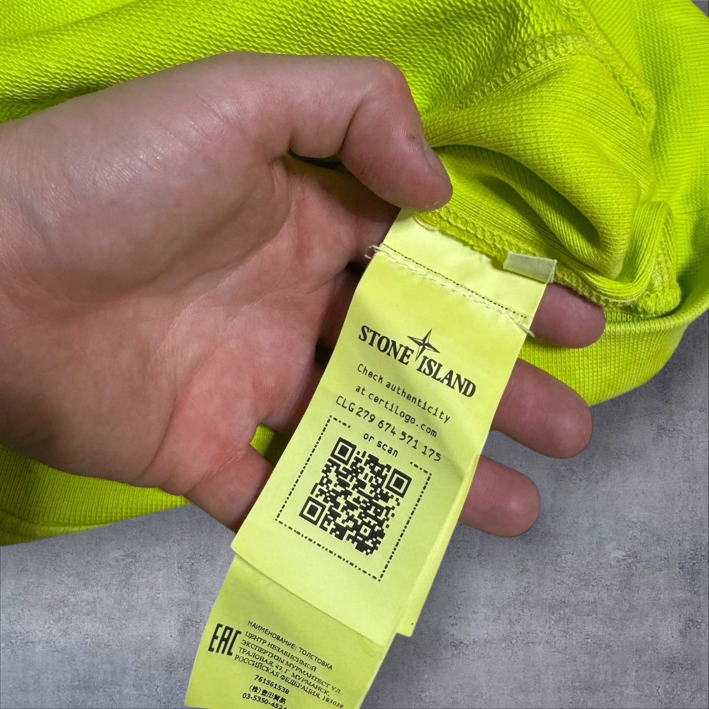 Stone Island Acid Wash Sweatshirt Large RRP £425+