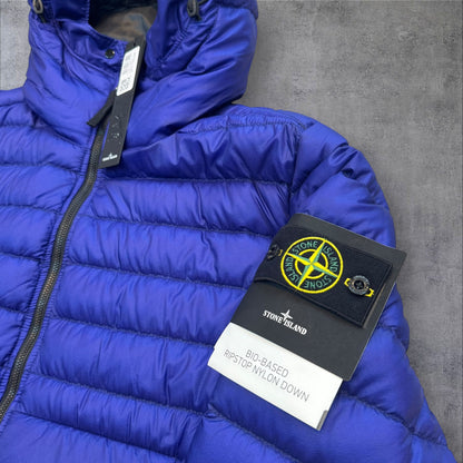 Stone Island Brand New With Tags Bio Based Ripstop Down Jacket XL Ocean Blue RRP £850