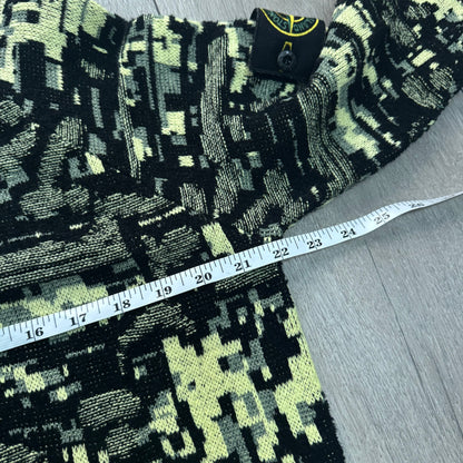 Stone Island Twisted Pixel Camo Jumper Large RRP £365