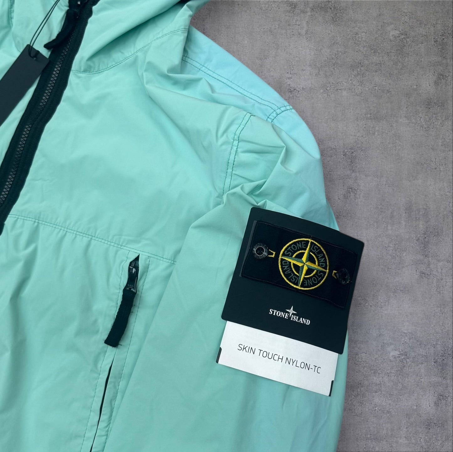 Stone Island Skin Touch Mint Green Jacket Large Brand New With Tags RRP £750