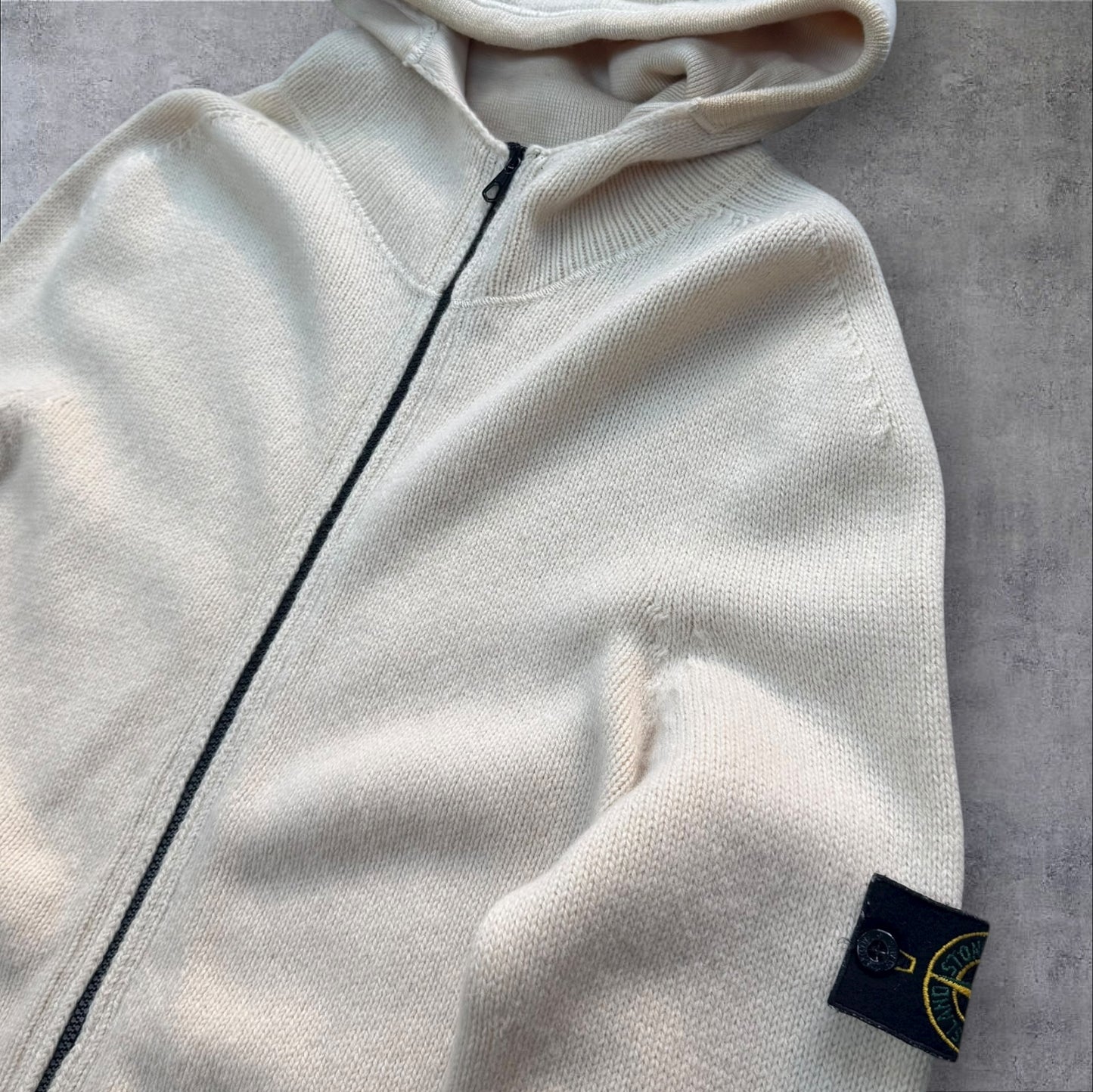 Stone Island Knit Hoodie Zip-Up – Extra Large RRP £425+