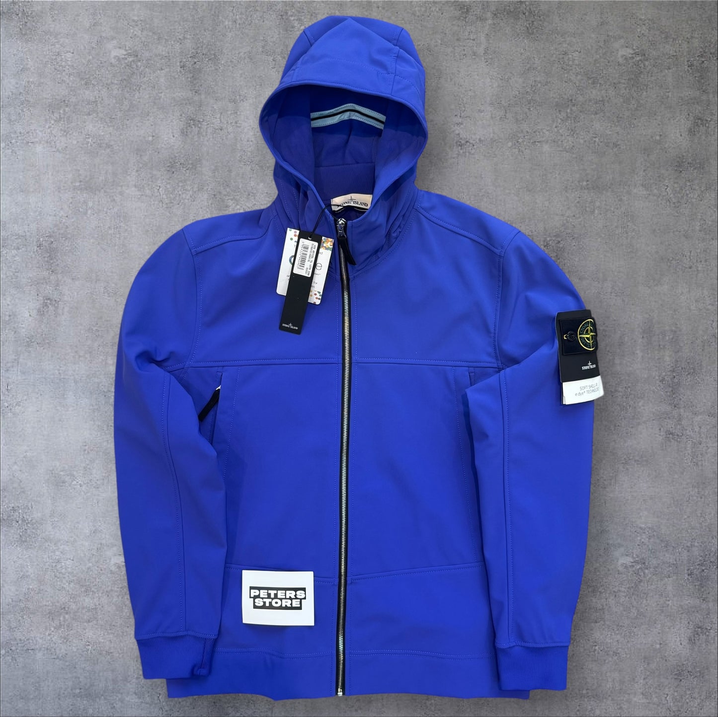 Stone Island Brand New With Tags Fleece Lined Softshell Ocean Blue XL BNWT RRP £675