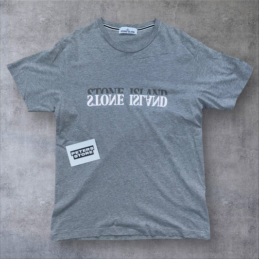 Stone Island Reflective Logo T-Shirt Grey Size XL RRP £175+