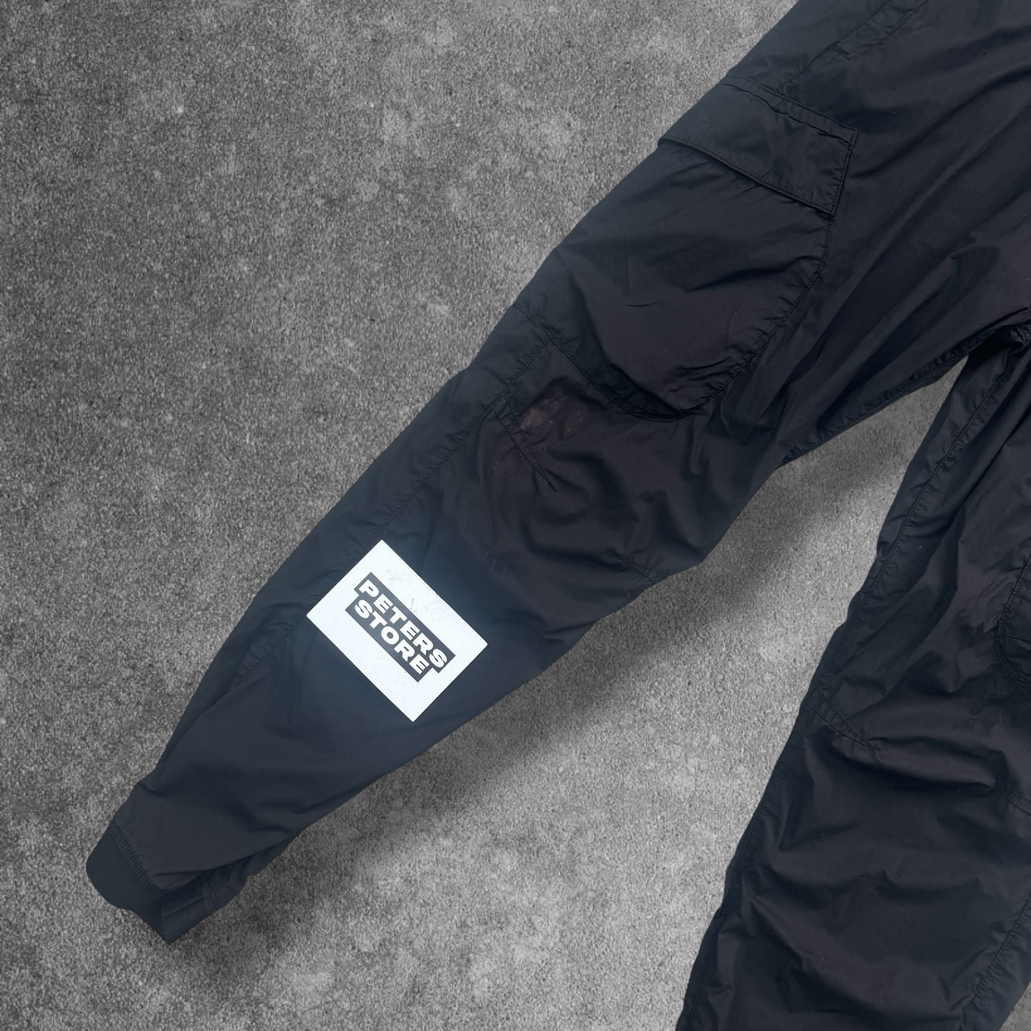 Stone Island Black Cargo Trousers 32W RRP £385