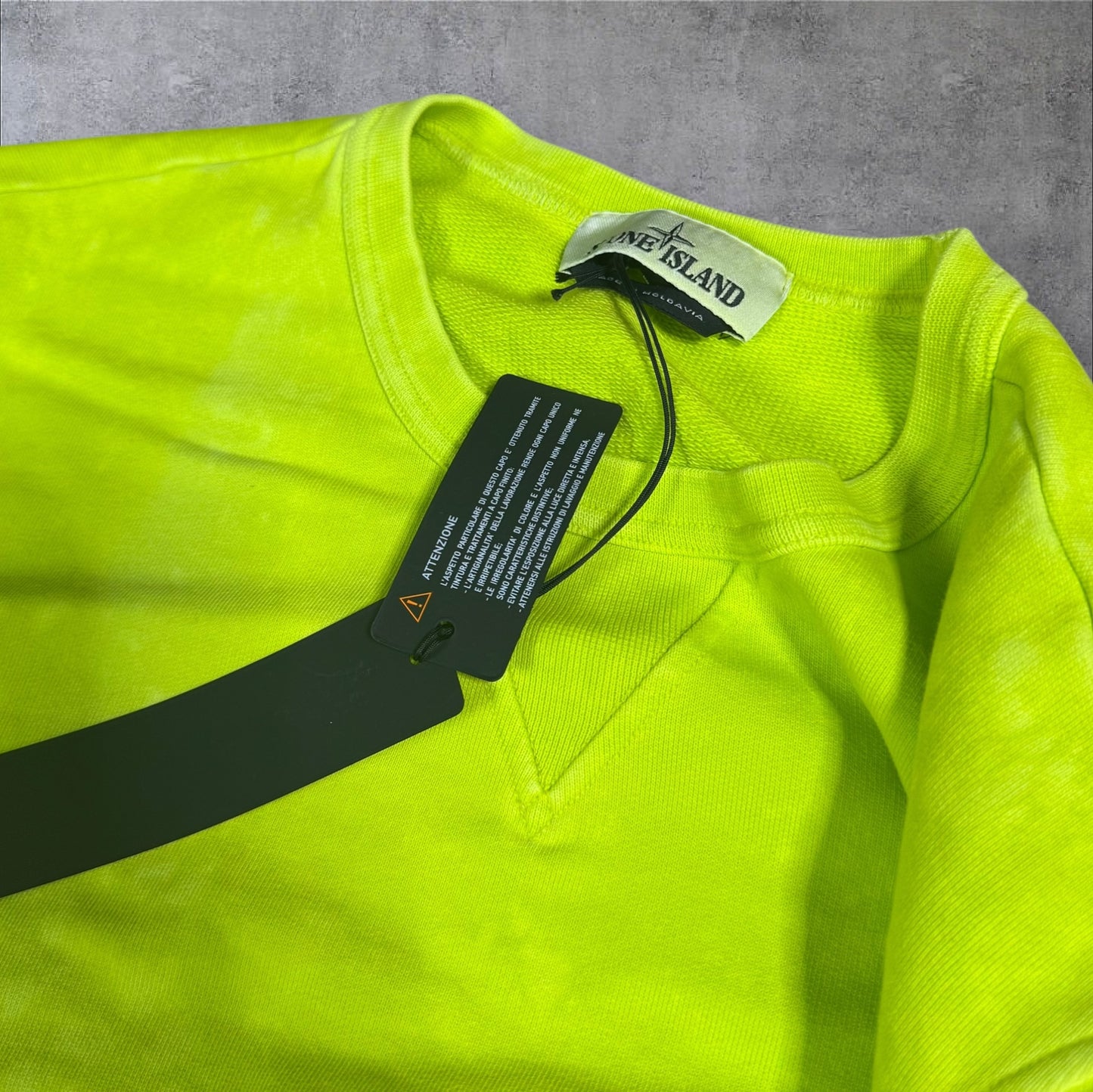 Stone Island Acid Wash Sweatshirt Large RRP £425+