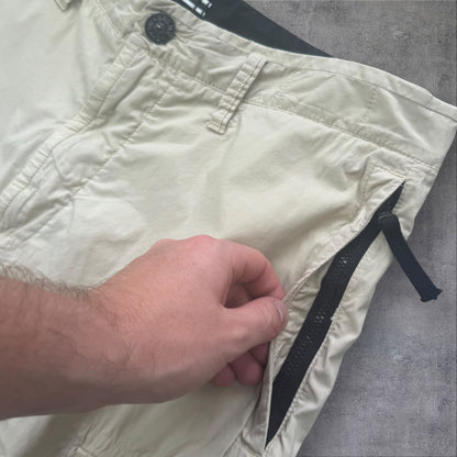 Stone Island Cargo Shorts Beige Newer Season Size 33W RRP £325