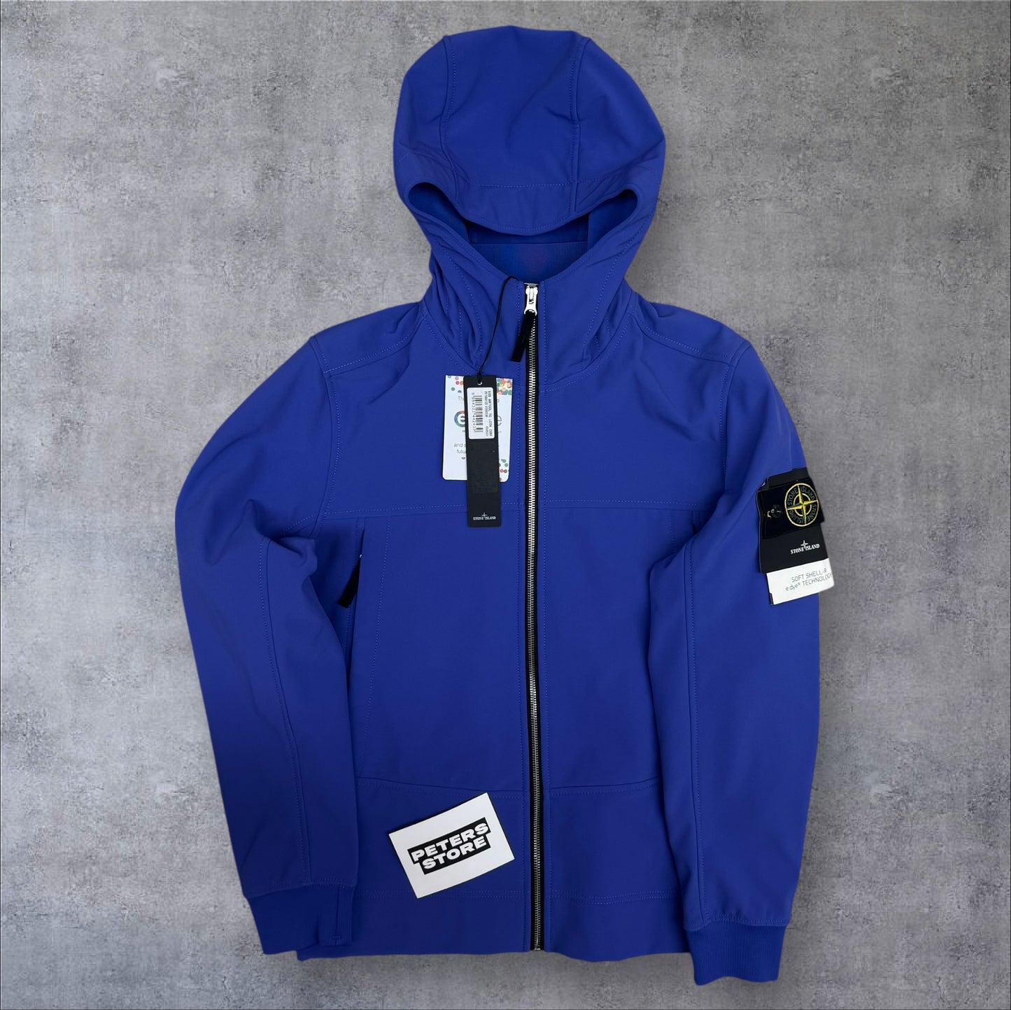Stone Island Fleece Lined Softshell Ocean Blue Medium Brand New With Tags RRP £650