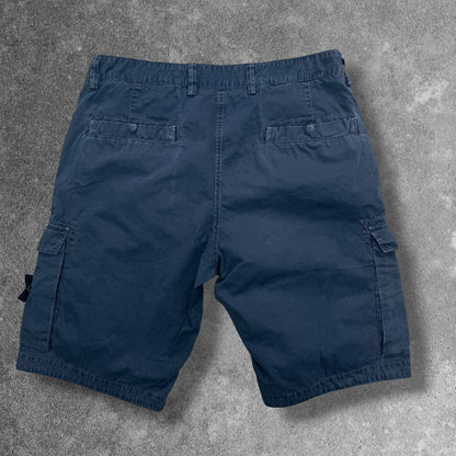 Stone Island Cargo Shorts 34W Navy RRP £285