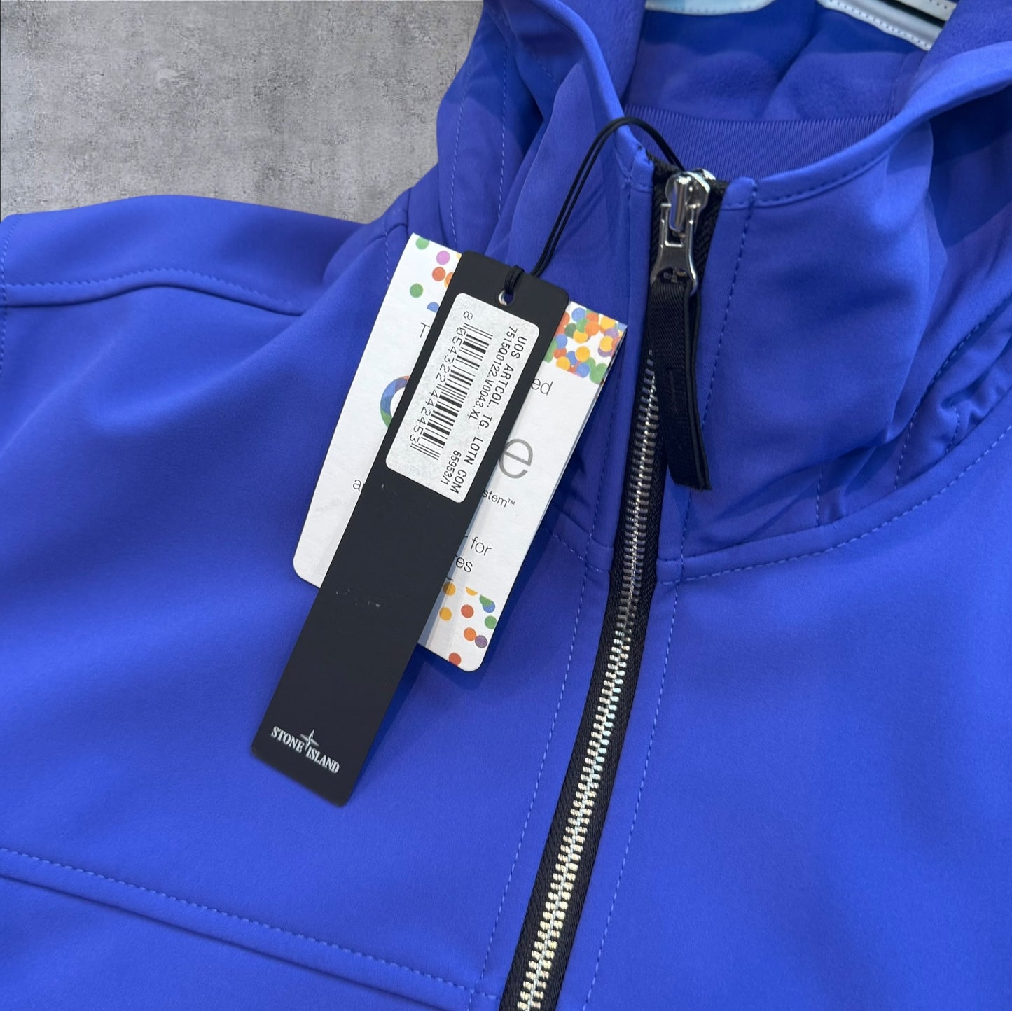 Stone Island Brand New With Tags Fleece Lined Softshell Ocean Blue XL BNWT RRP £675