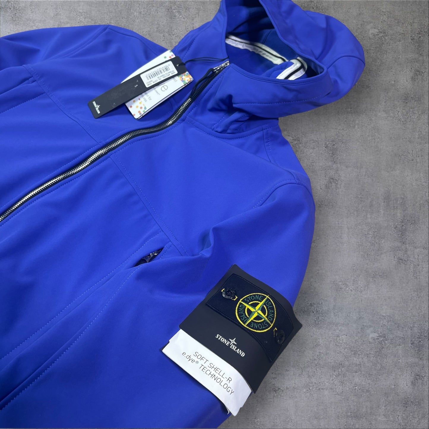Stone Island Softshell Jacket Blue Size XL Brand New With Tags RRP £795