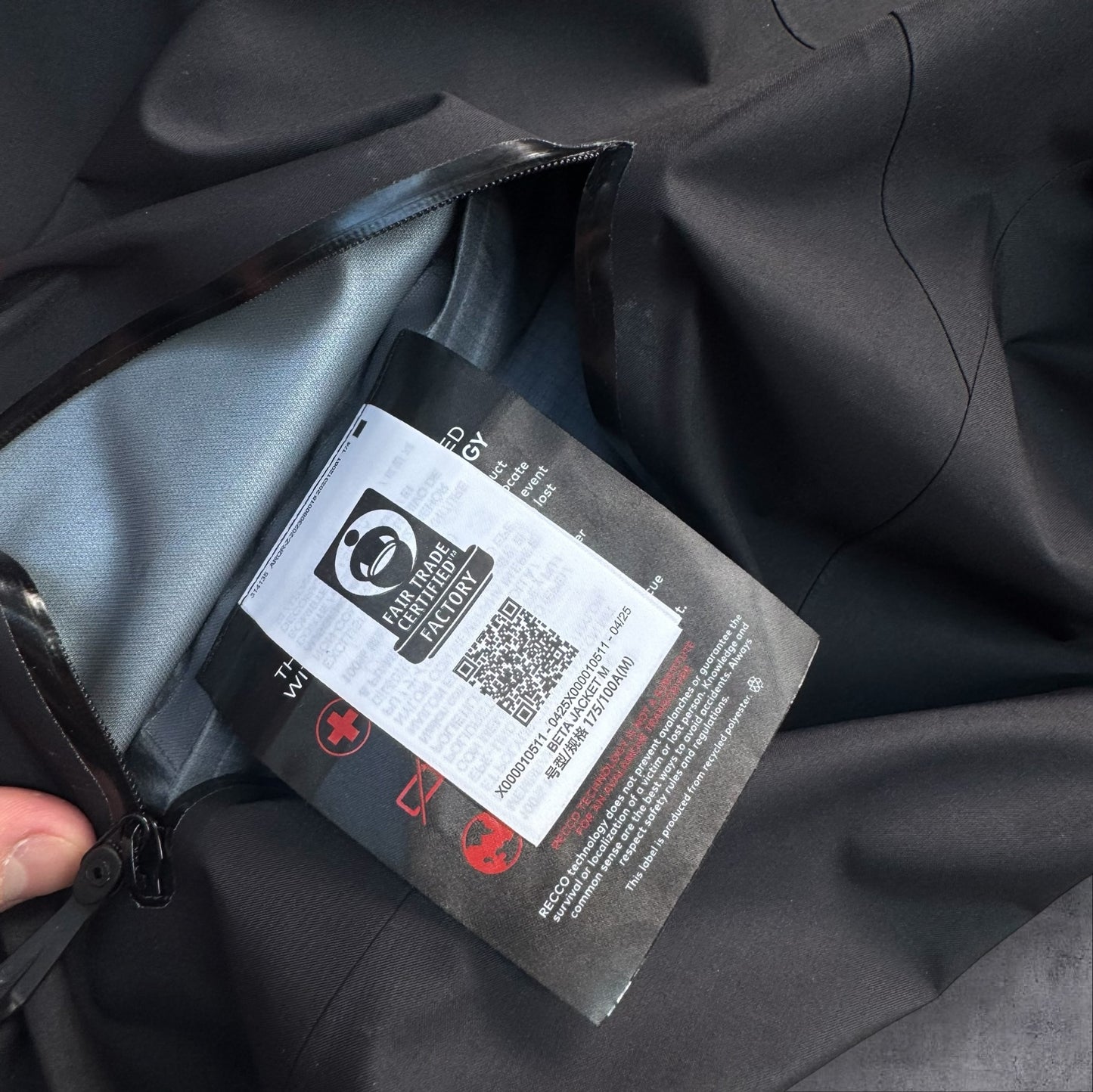 Arcteryx Beta Jacket Black 2025 Model RRP £450