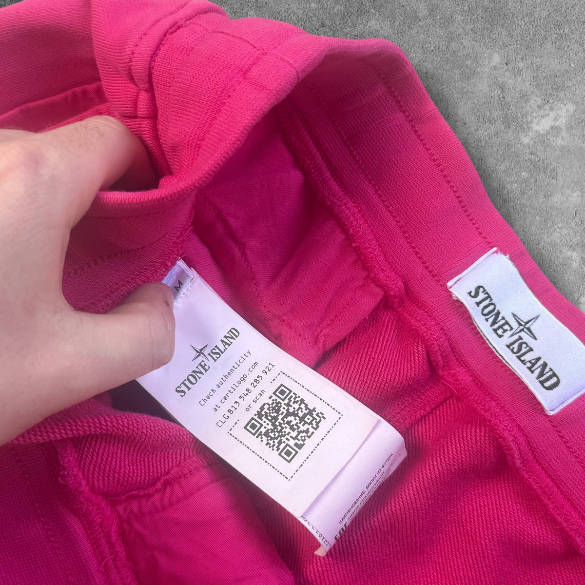 Stone Island Joggers Medium Pink V0087 New Season RRP £350