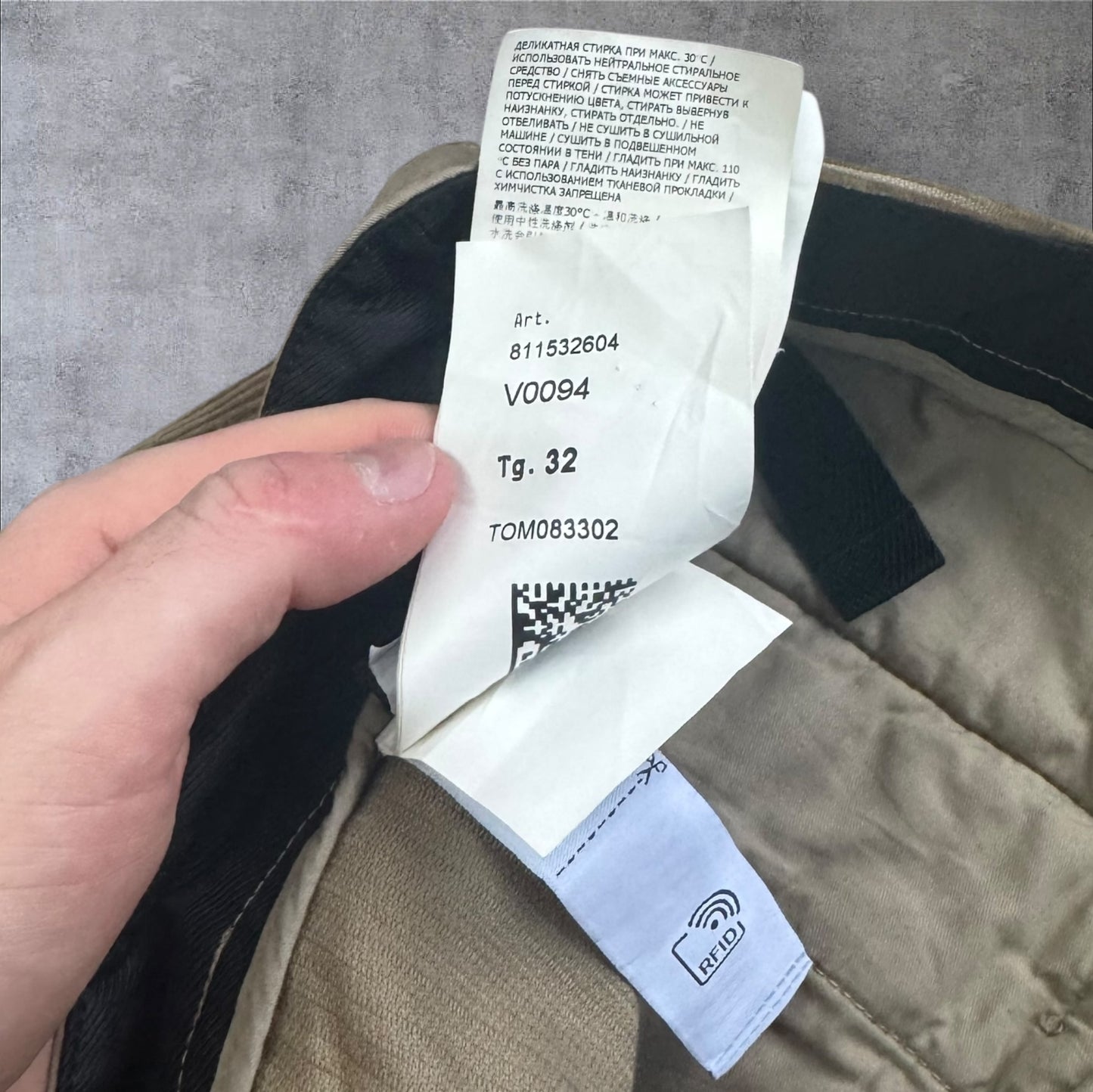 Stone Island Corduroy Trousers 32W RRP £325