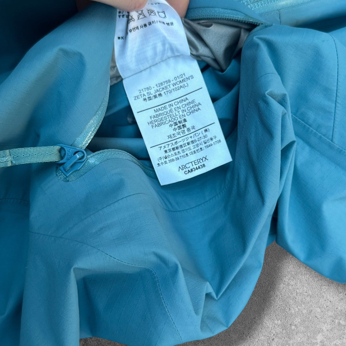 Arc'teryx Zeta Women's Large Blue Teal Fits Men's M RRP £400