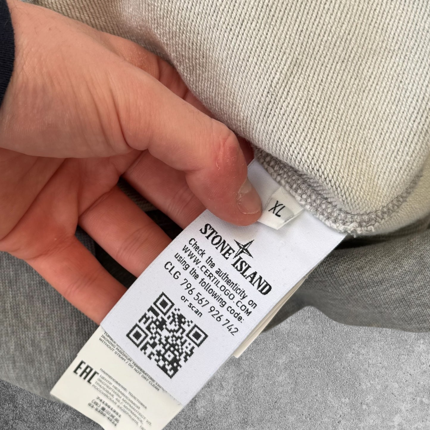 Stone Island Quarter Zip Size XL RRP £245