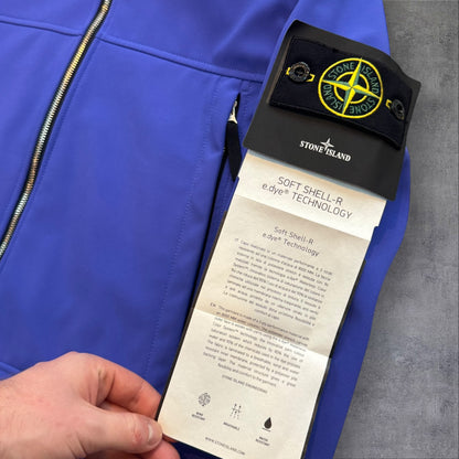 Stone Island Brand New With Tags Fleece Lined Softshell Ocean Blue Large  RRP £675