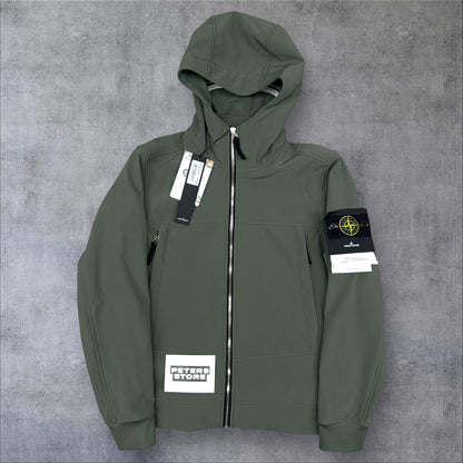 Stone Island Fleece Lined Softshell Khaki Small Brand New With Tags RRP £650