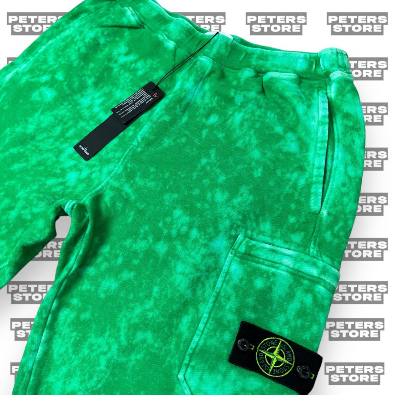 Stone Island Green Acid Wash Joggers