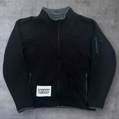 Vintage Arc’teryx Covert Fleece Full Zip Black XL RRP £180