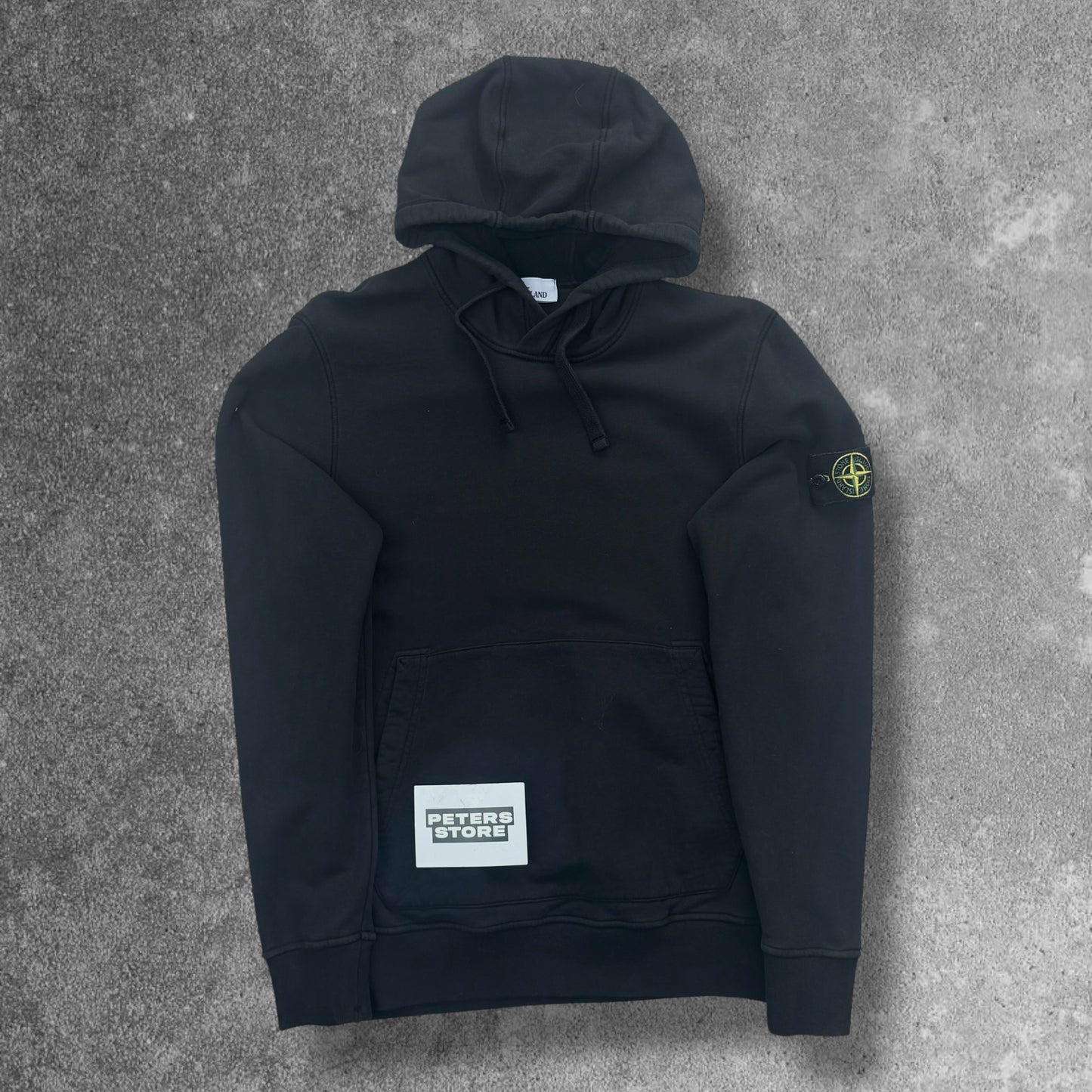 Stone Island Black Hoodie Medium RRP £295