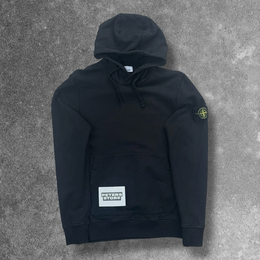 Stone Island Black Hoodie Medium RRP £295