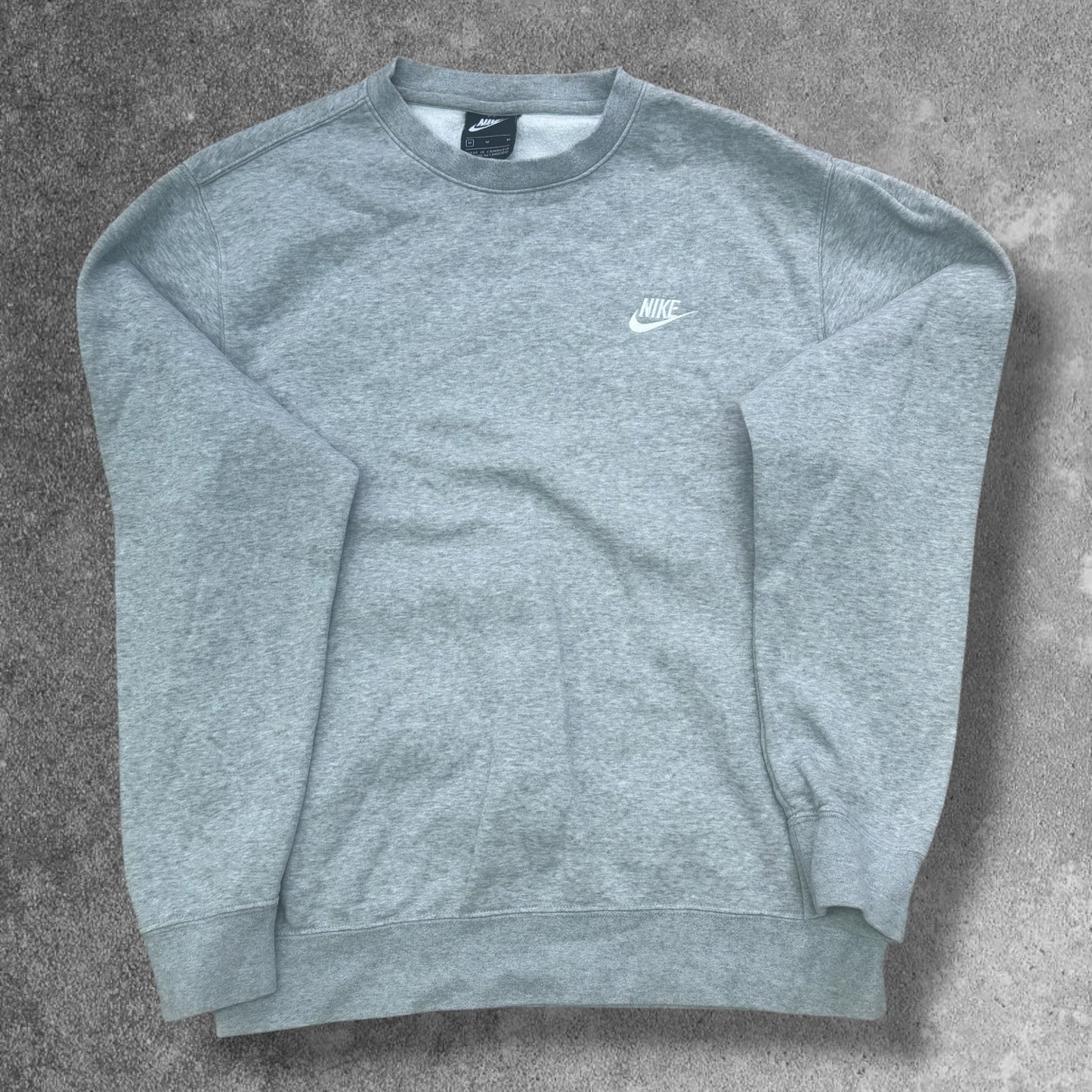 Nike Grey Jumper Men's Medium Vintage Crewneck RRP £40