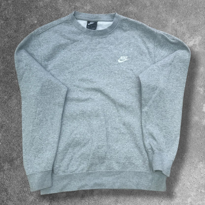 Nike Grey Jumper Men's Medium Vintage Crewneck RRP £40