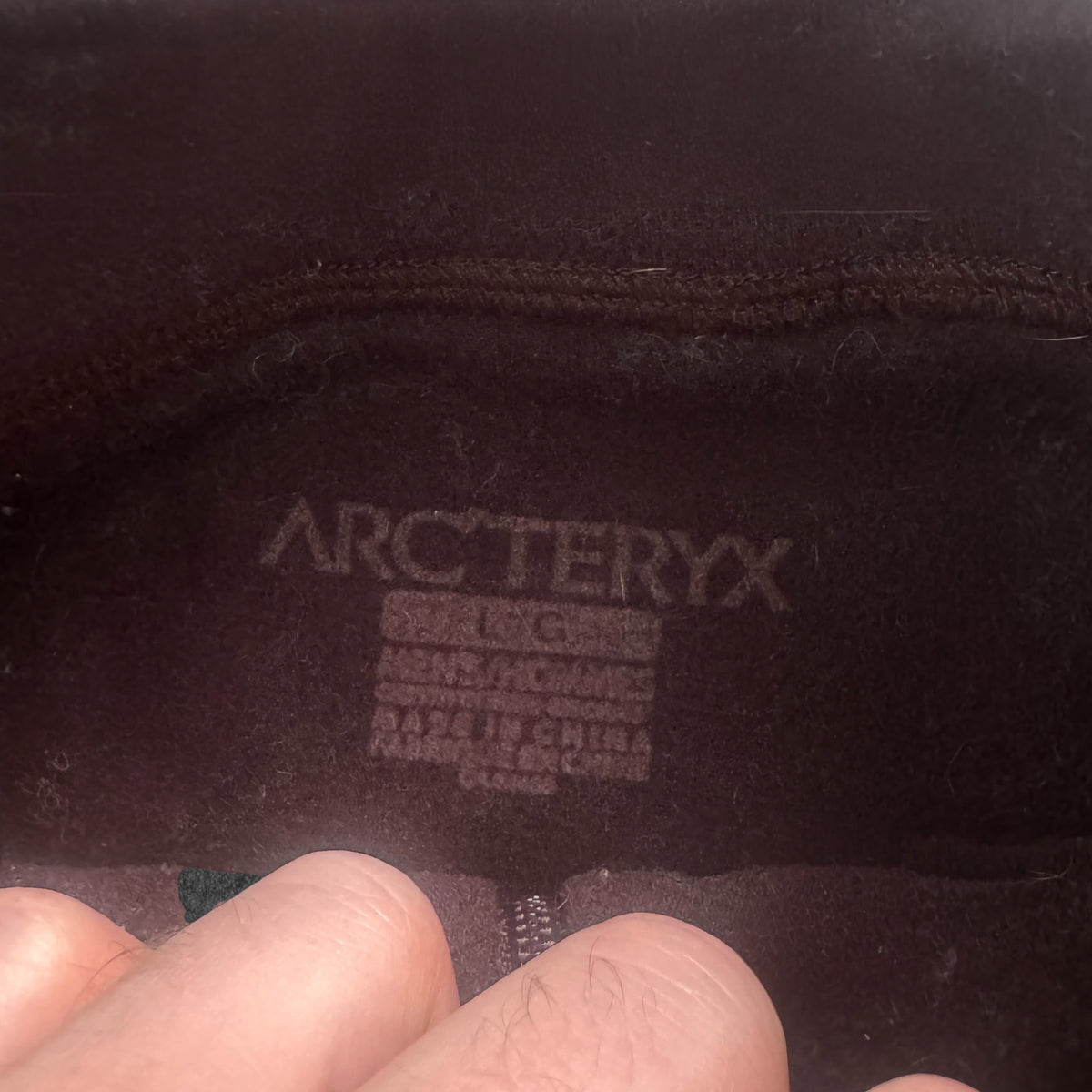 Arc'teryx Covert Fleece Large Burgundy Quarter Zip RRP £180