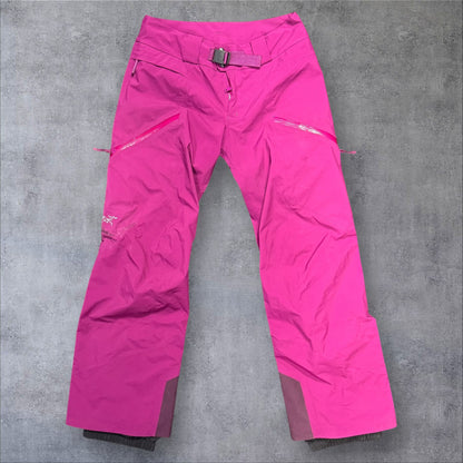 Arcteryx Goretex Ski Trousers Womens Medium Pink RRP £350