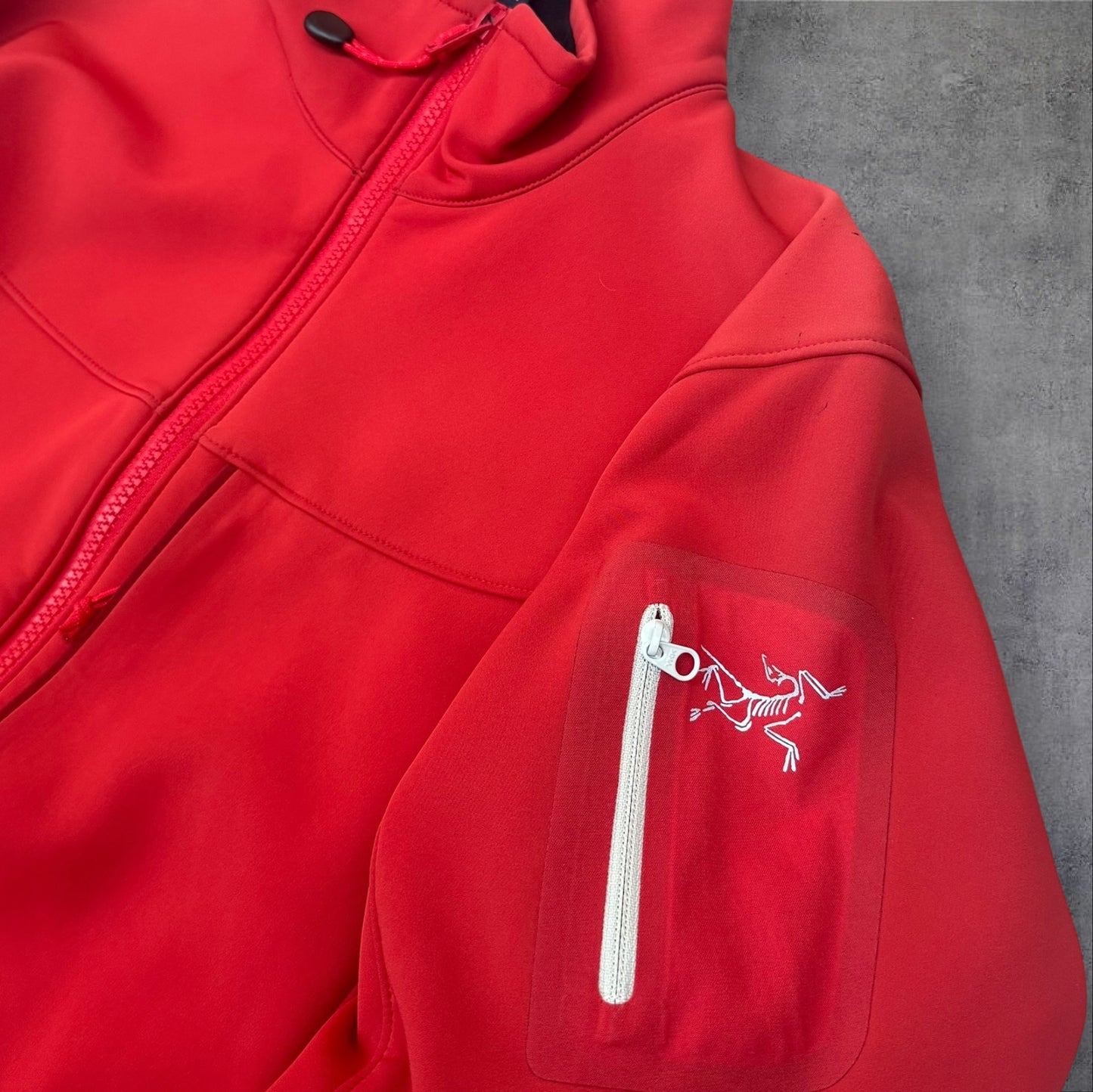 Arc’teryx Gamma MX Fleece Lined Softshell Womens Medium Red RRP £280