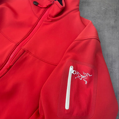Arc’teryx Gamma MX Fleece Lined Softshell Womens Medium Red RRP £280