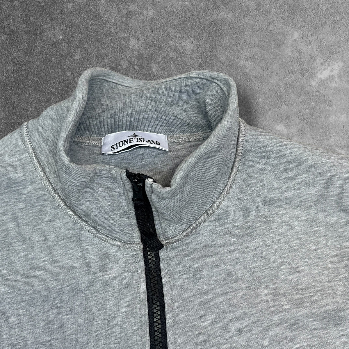 Stone Island Quarter Zip Large Grey A0M64 RRP £245