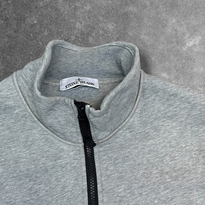 Stone Island Quarter Zip Large Grey A0M64 RRP £245