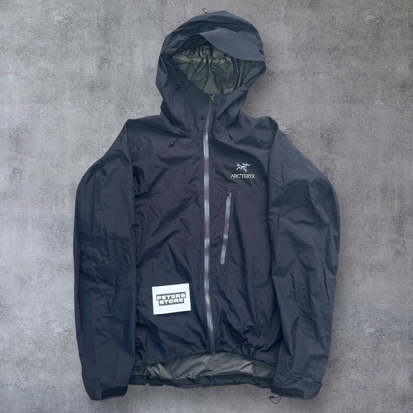 Arc’teryx Alpha FL Goretex Jacket Charcoal Grey Size XL RRP £550