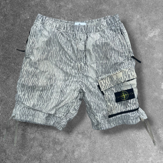 Stone Island Rain Camo Cargo Shorts 32W Rare RRP £285