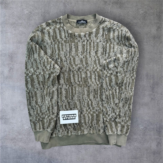 Stone Island Shadow Project Teddy Fleece Sweatshirt Size Large RRP £250+
