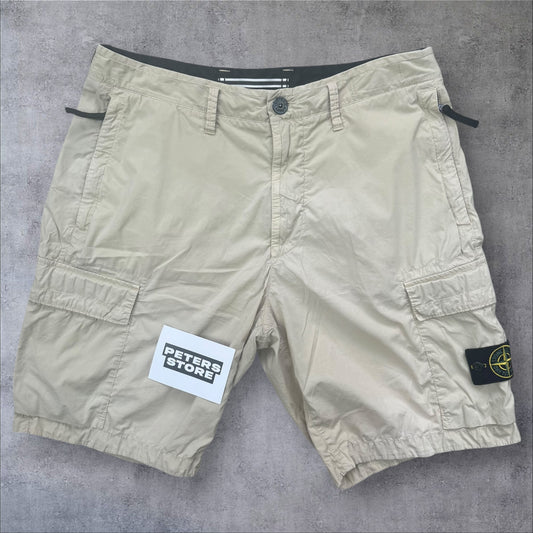 Stone Island Cargo Shorts Beige Newer Season Size 33W RRP £325