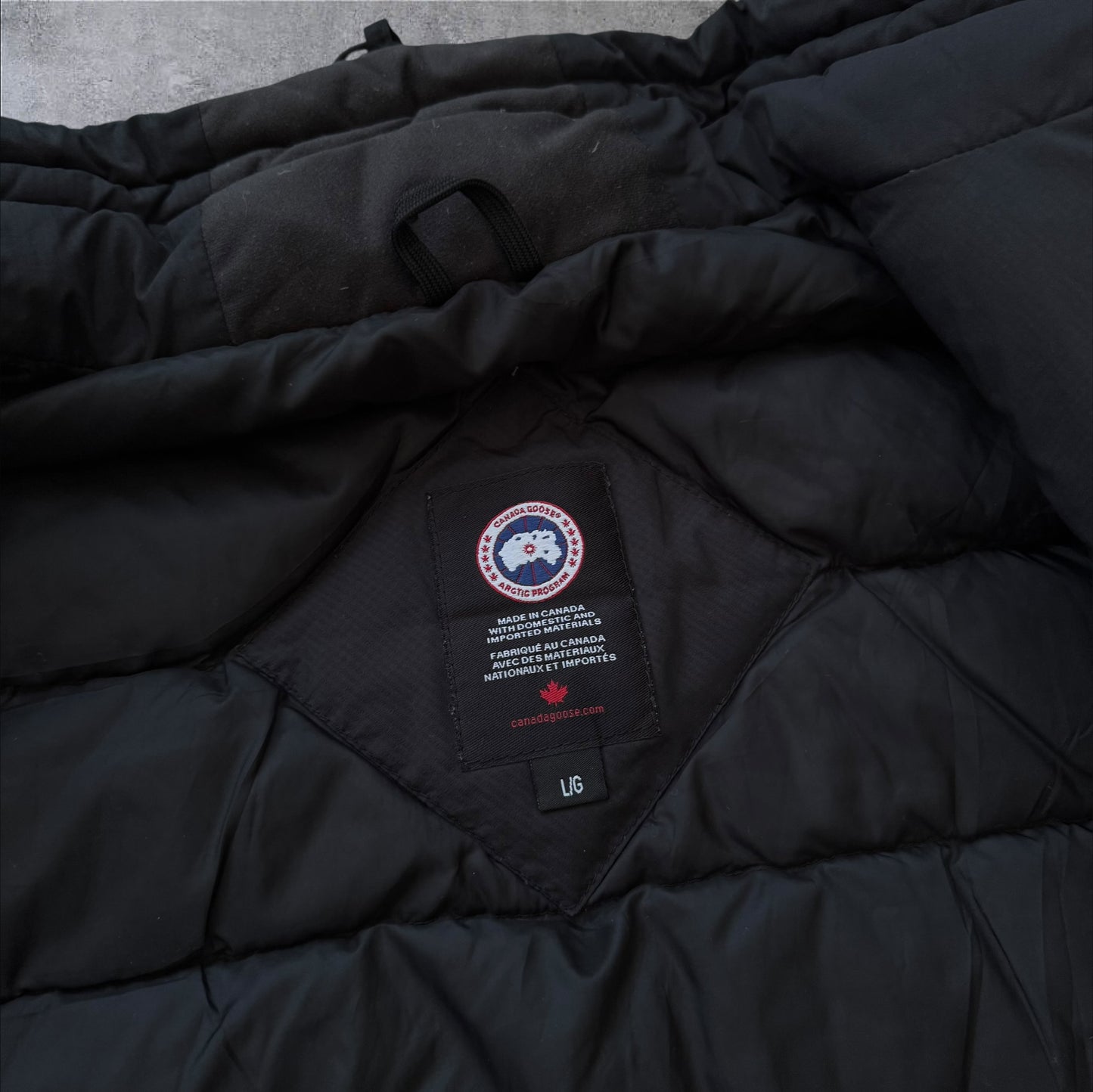 Canada Goose Lodge Jacket Black Size Large RRP £550