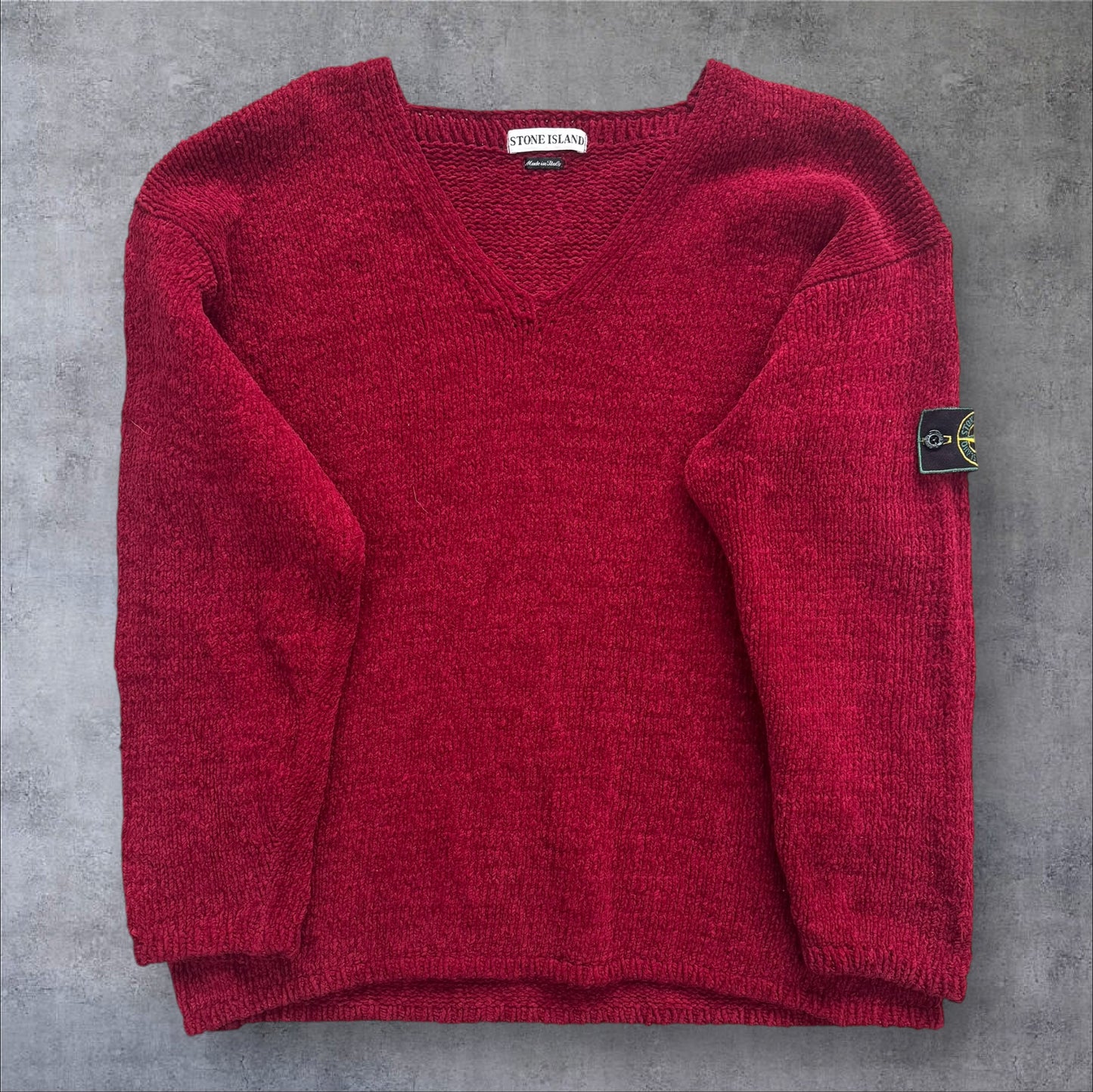 Stone Island 1990s Thick Knit Jumper Size Large RRP £400