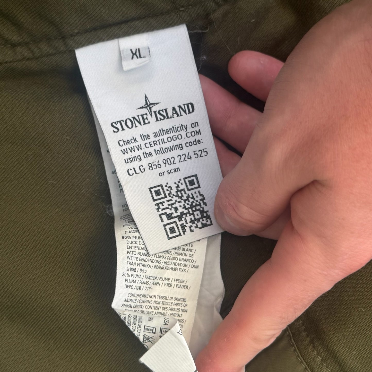 Stone Island Micro Reps Down Jacket XL RRP £600