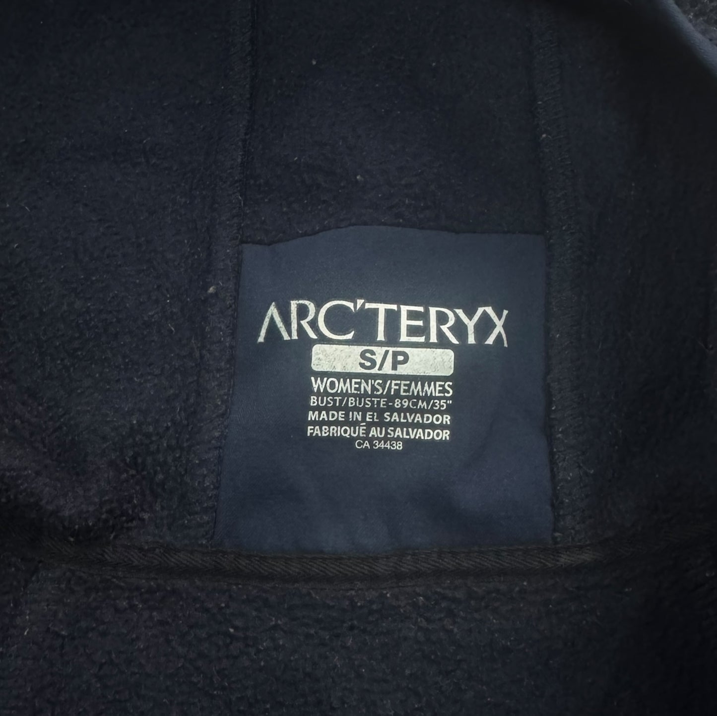 Arc’teryx Womens Hooded Fleece Small RRP £160