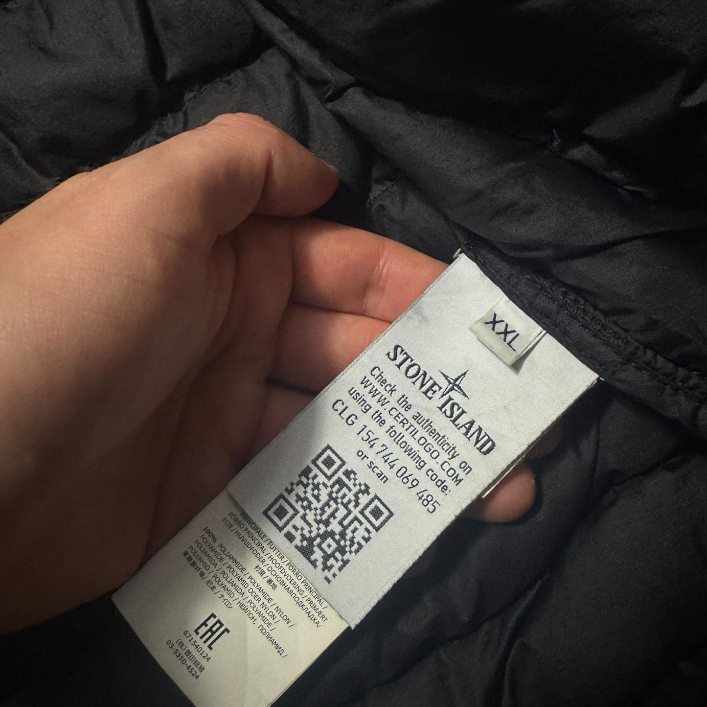 Stone Island Puffer Jacket 2XL RRP £650