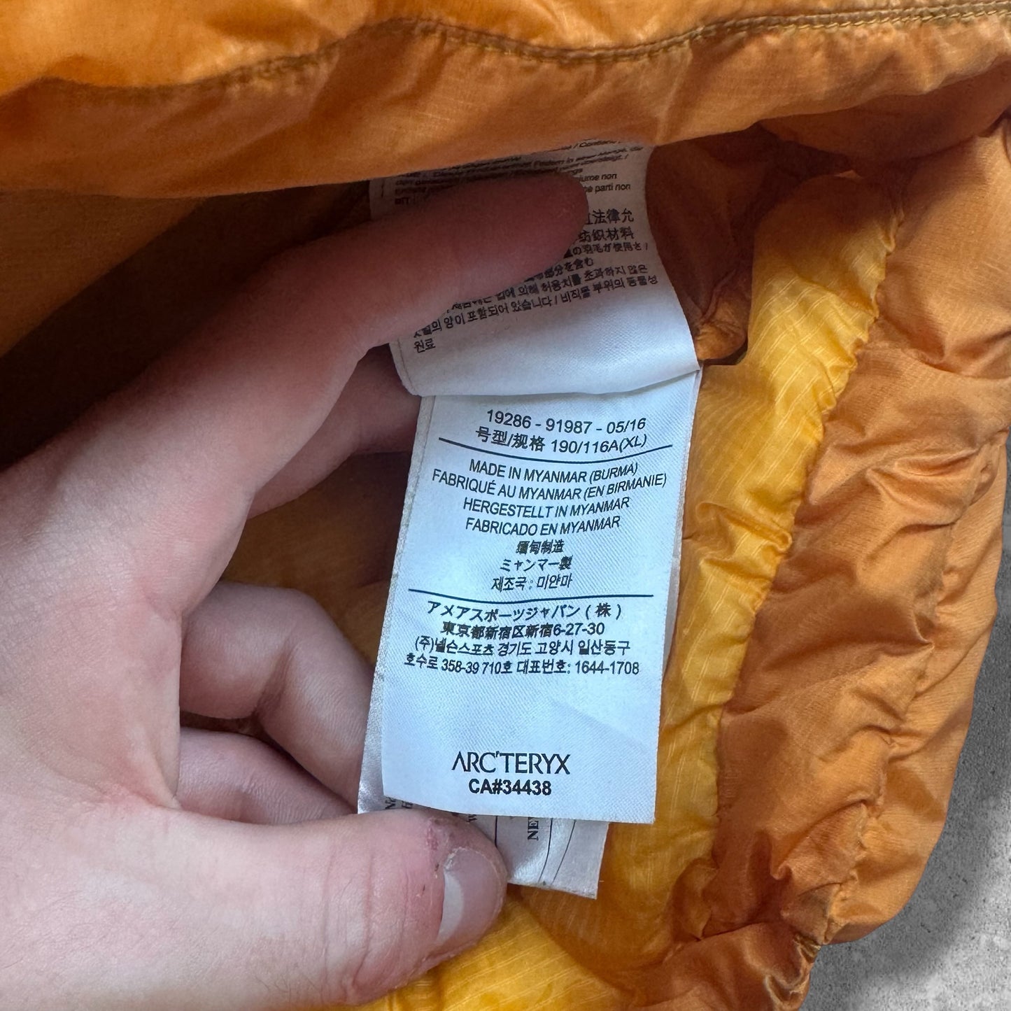 Arc'teryx Cerium Puffer Men's XL Down Insulated RRP £380