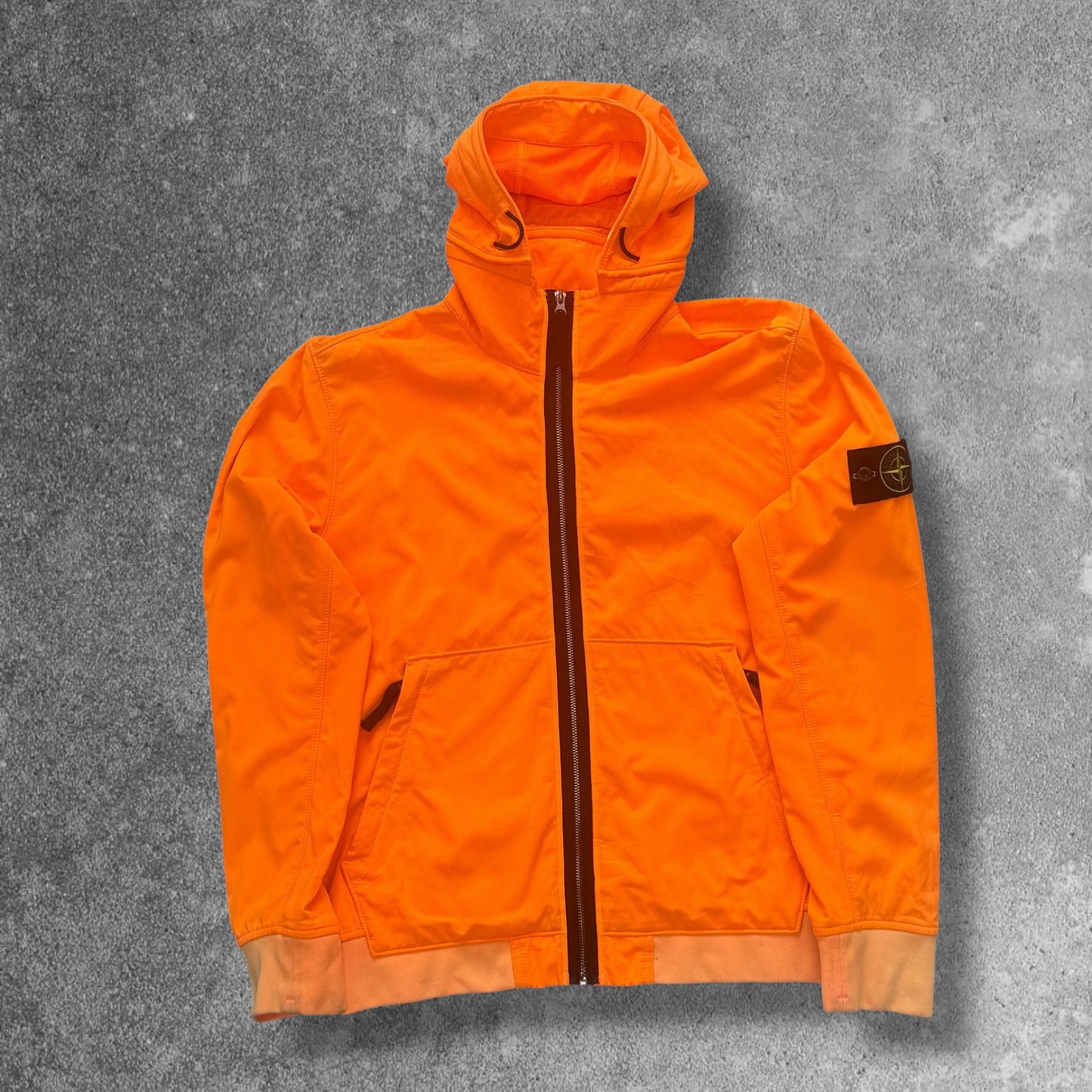 Stone Island Softshell Medium Neon Orange Rare RRP £550