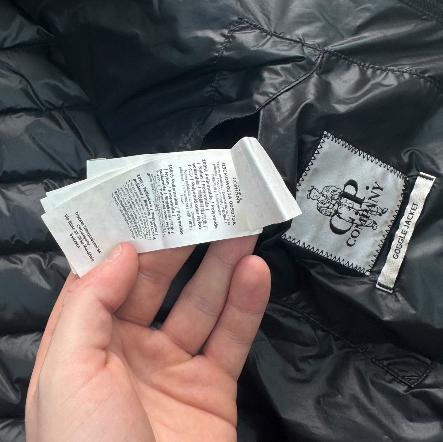 CP Company DD Down Jacket Size Large RRP £600