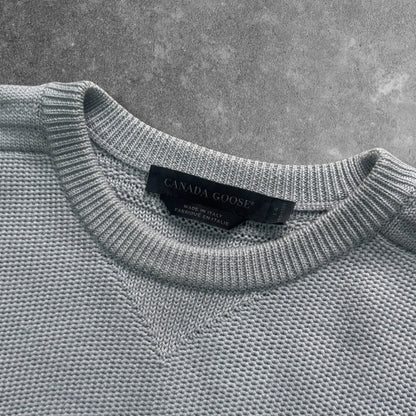 Canada Goose Merino Wool Jumper Men's Large Grey RRP £325