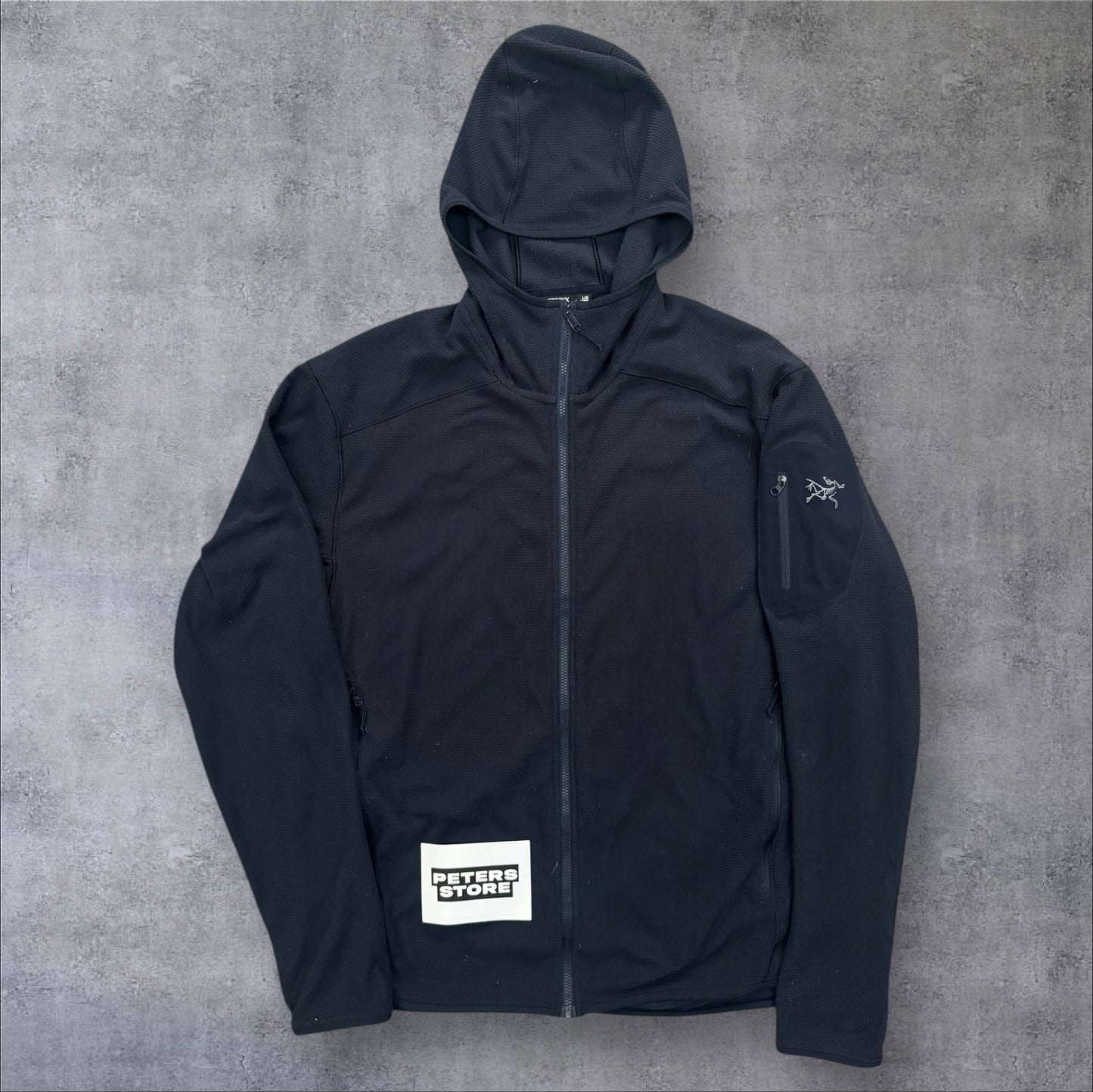 Arc’teryx Delta LT Hooded Fleece Large Dark Navy RRP £180