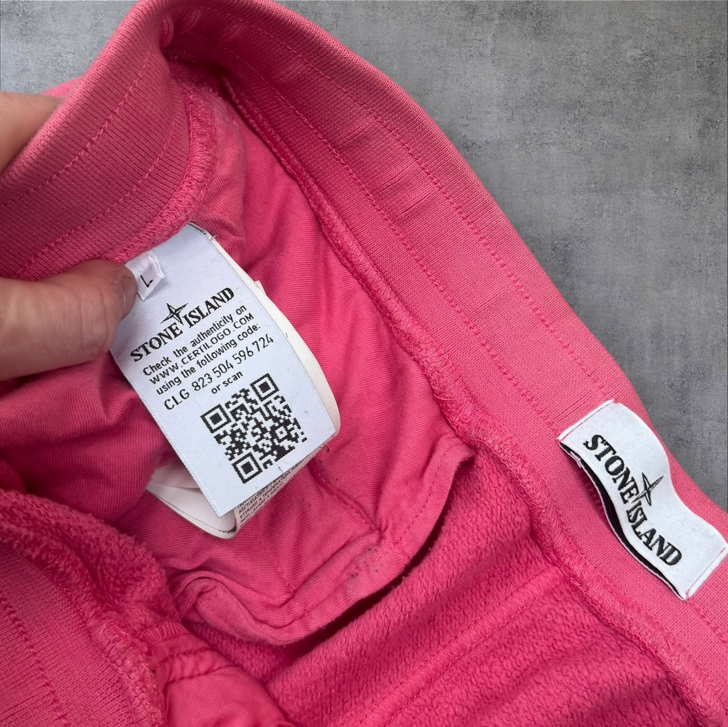 Stone Island Bermuda Shorts Hot Pink RRP £300