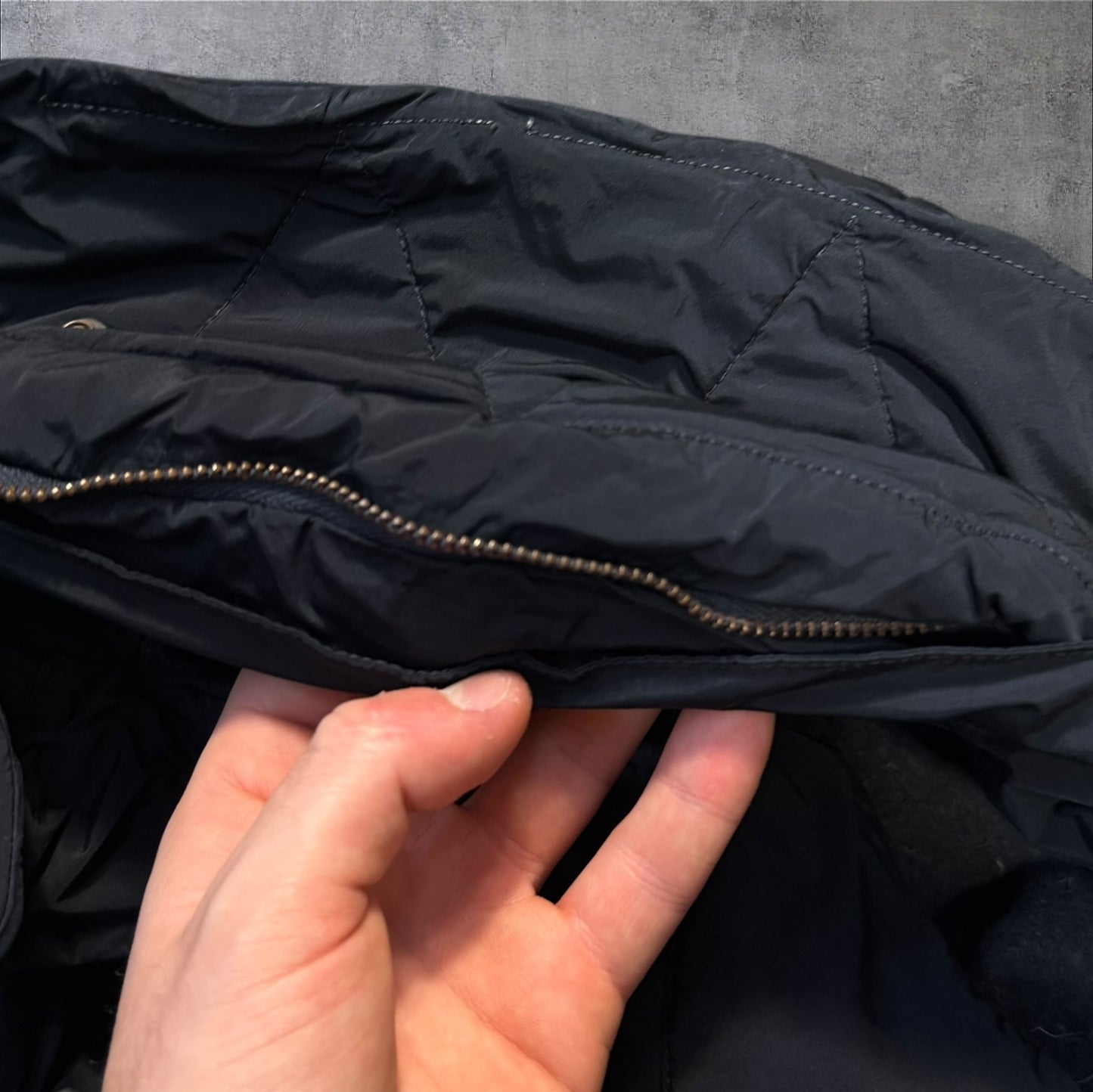 Vintage CP Company Hooded Nylon Nycra Insulated Jacket Large RRP £450